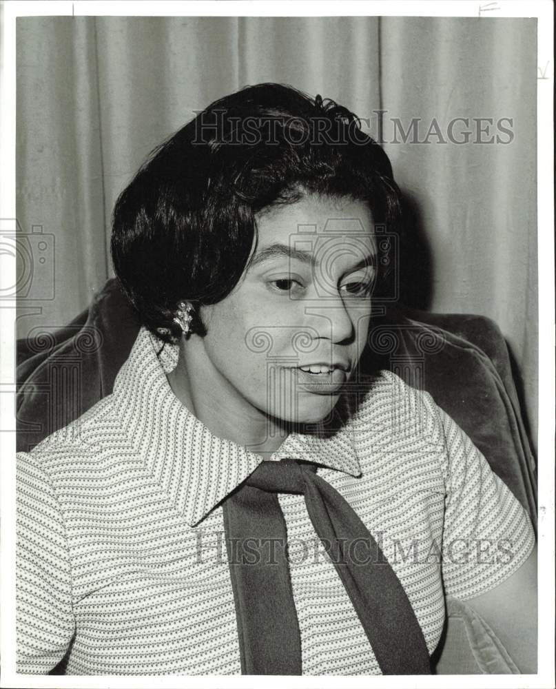 1971 Press Photo Mrs. Willie Roy, Cunningham Elementary assistant principal.- Historic Images