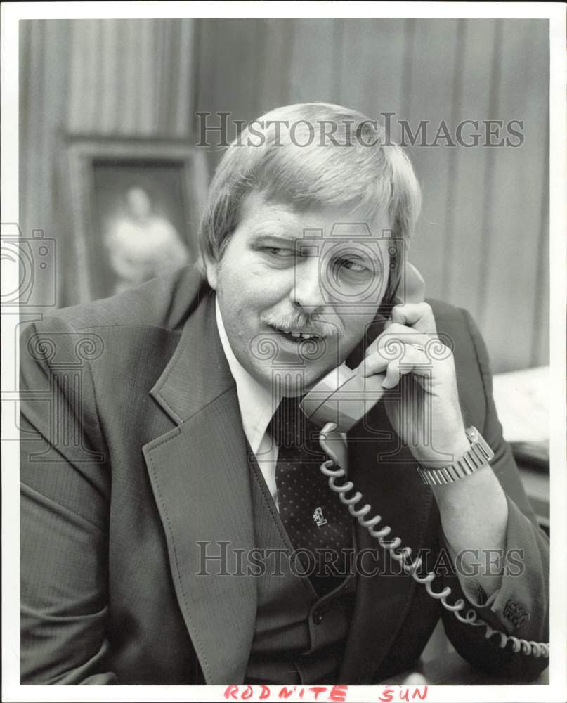 1978 Press Photo Vincent Rodnite, University of Houston Auditing Director- Historic Images