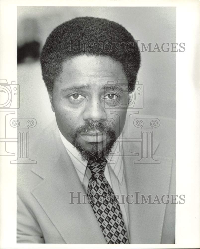 1978 Press Photo Reverend Frederic Walls of Houston ISD&#39;s tri-ethnic committee.- Historic Images