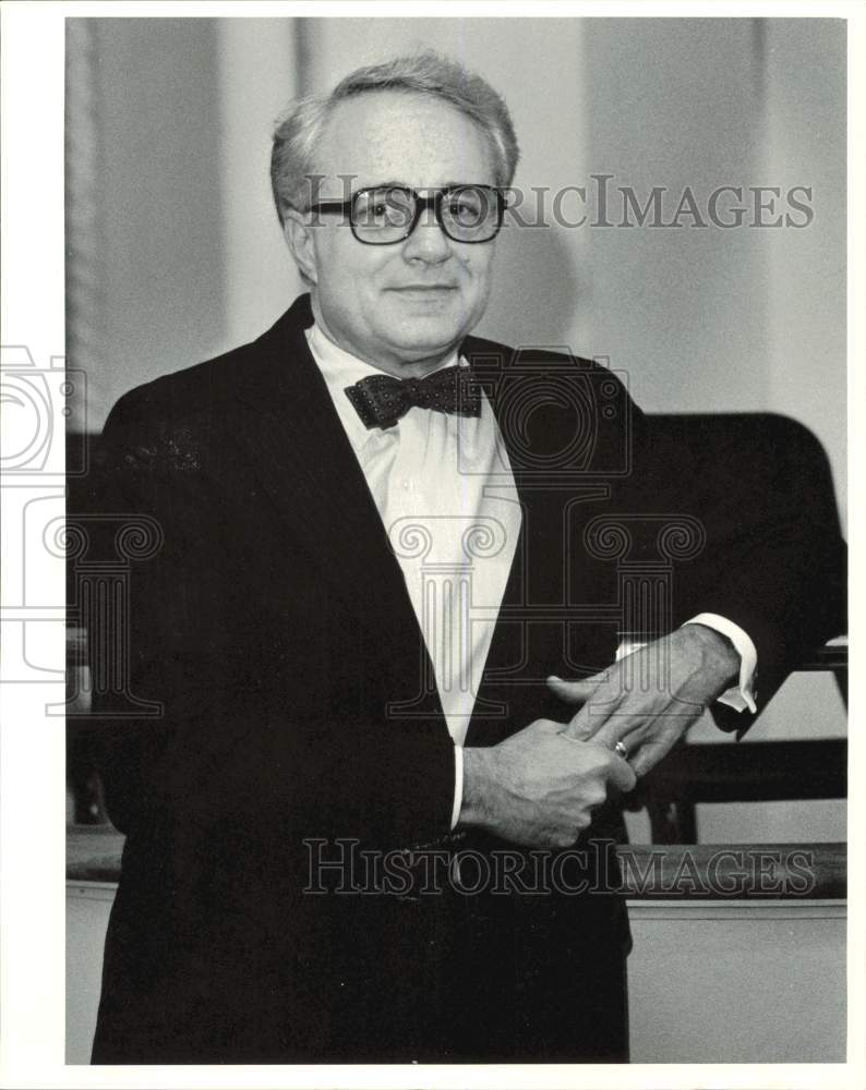 Press Photo Bill Robinson, Galveston County Cultural Arts Council Director- Historic Images