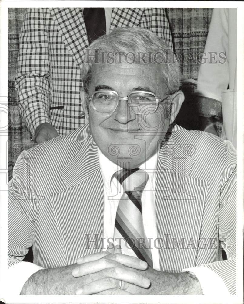 1975 Press Photo David Stewart, Jr., Harris-Galveston Coastal Subsidence member- Historic Images