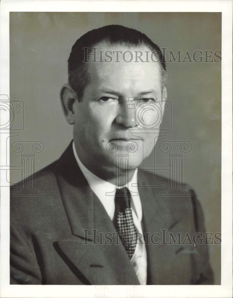 1955 Press Photo Frank Roberts of Tennessee Coal, Iron and Railroad. - hpa80049- Historic Images