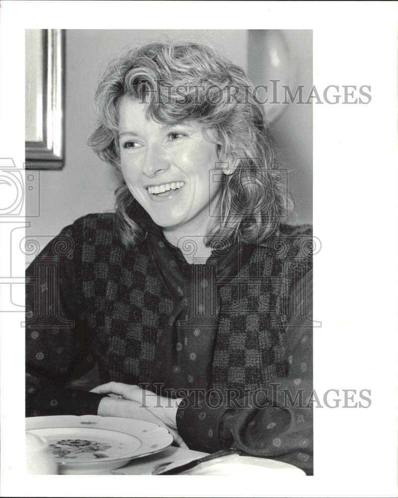 1982 Press Photo Martha Stewart, caterer/author - hpa80091- Historic Images