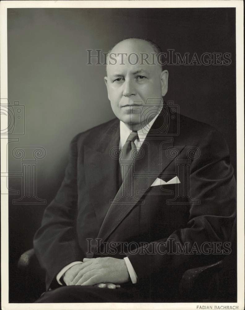 1951 Press Photo Harry C. Murphy, Burlington Lines president - hpa80132- Historic Images