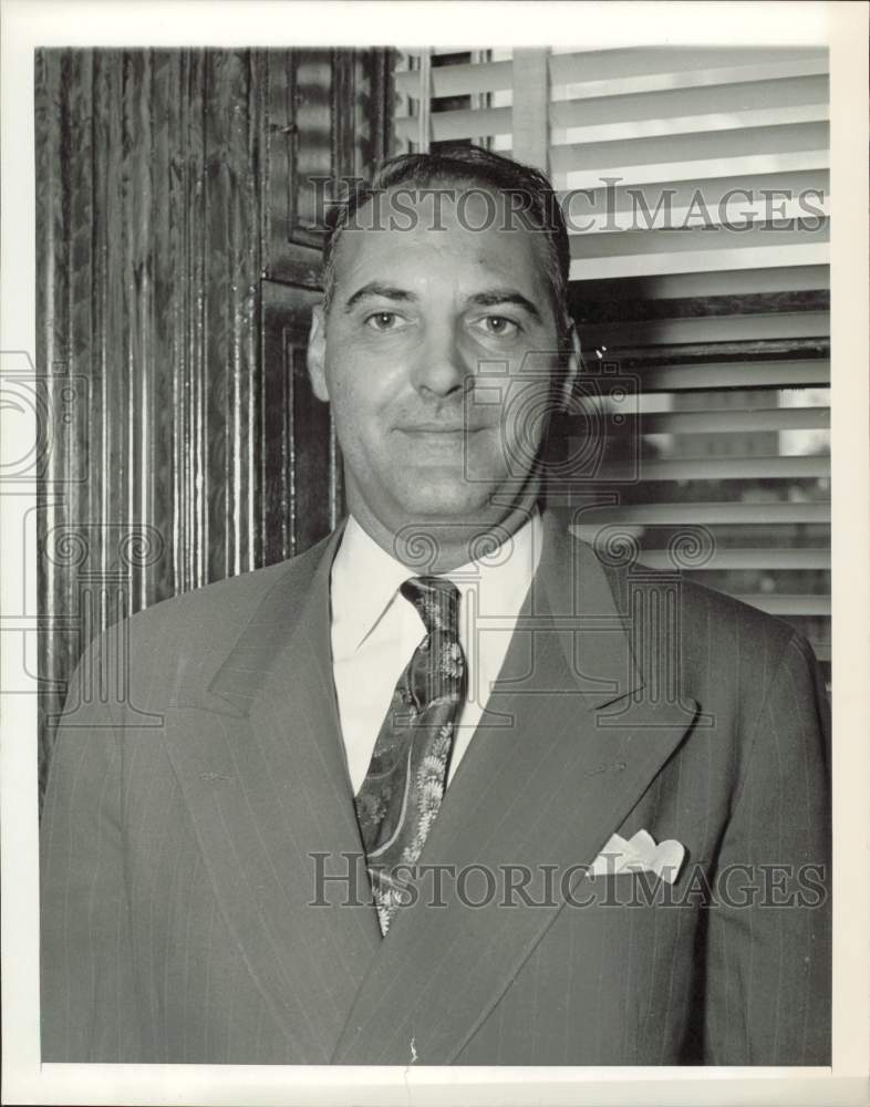 1949 Press Photo Coke Stevenson, Jr., State Liquor Control Board administrator.- Historic Images