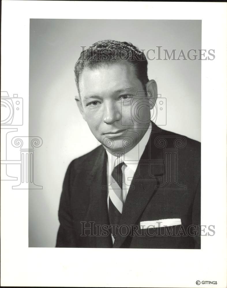 1964 Press Photo John M. Robinson, member of Houston school board - hpa80314- Historic Images