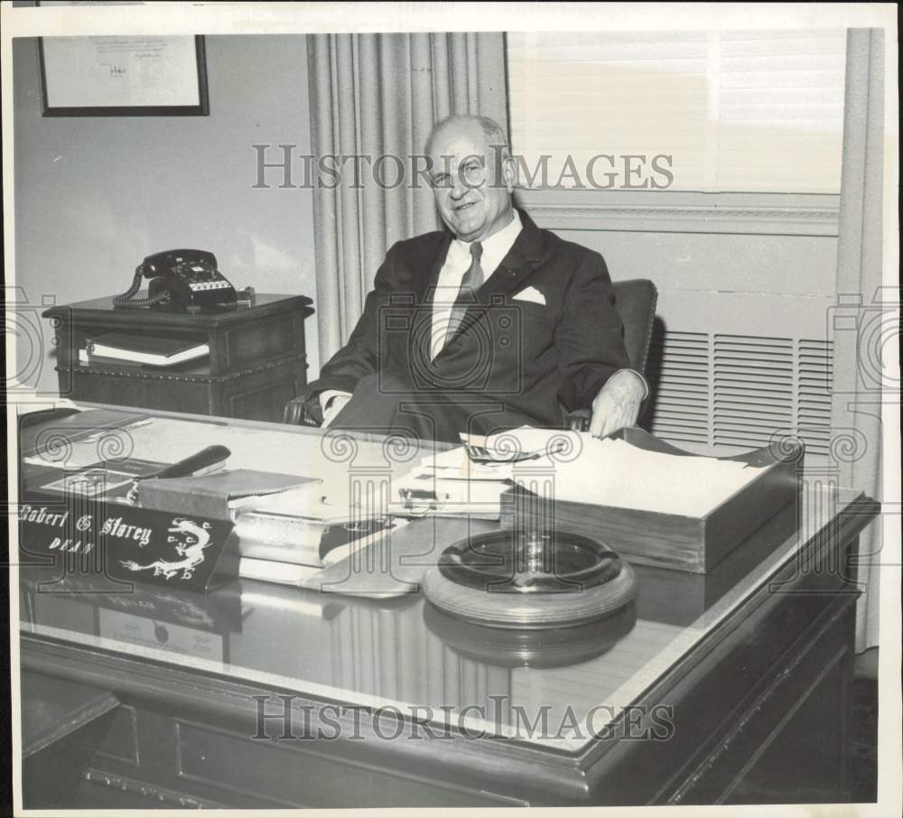 1958 Press Photo Dr. Robert Storey, President&#39;s Civil Rights Commission member- Historic Images