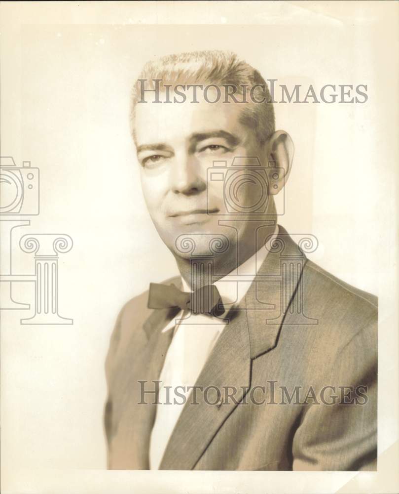 1957 Press Photo Winston Peeler, American Oil Company Manufacturing CEO- Historic Images