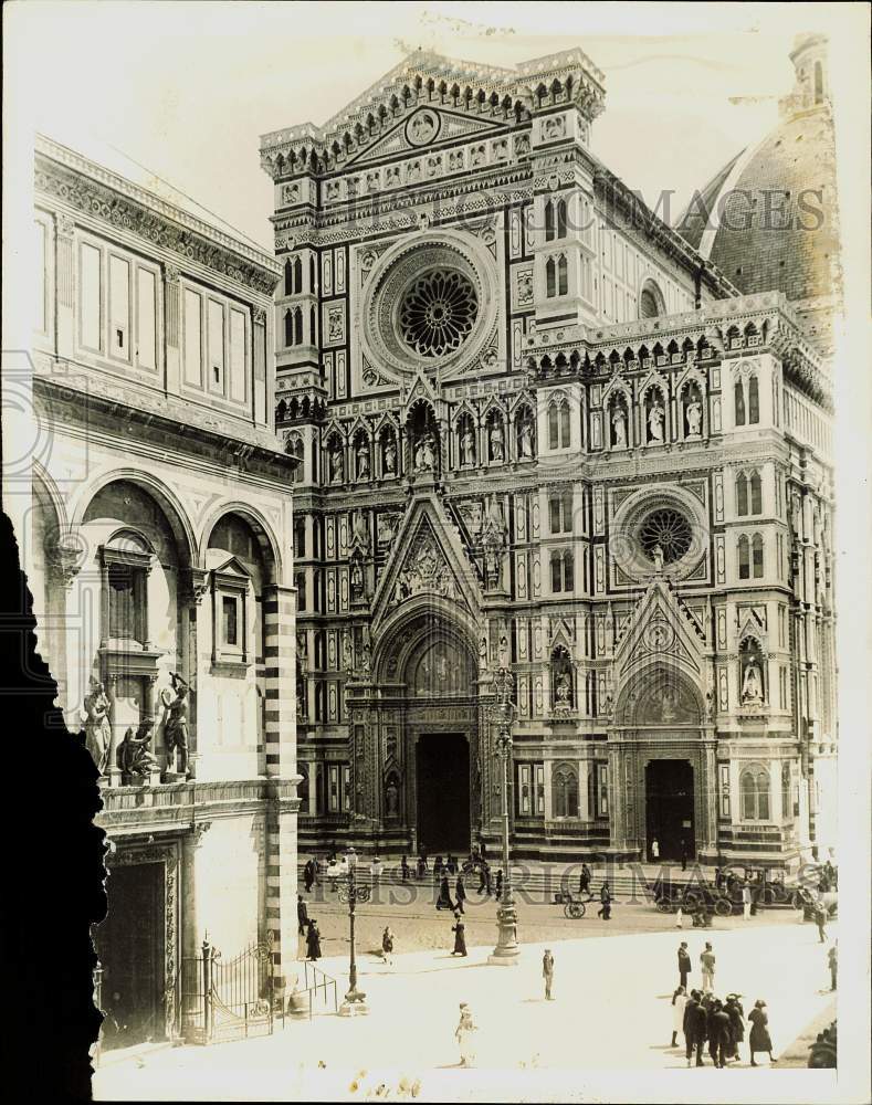 1932 Press Photo World&#39;s most ornate church in Florence, Italy. - hpa81039- Historic Images