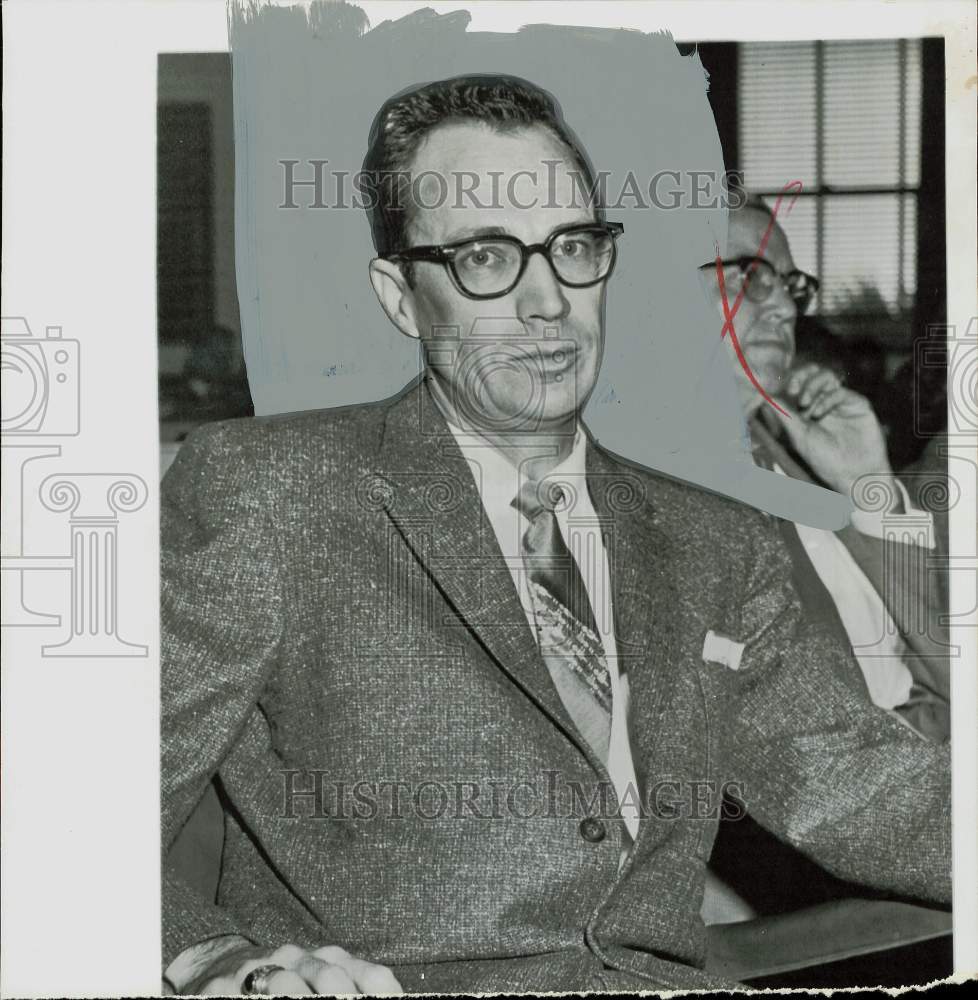 1957 Press Photo Texas State Representative Wade Spillman. - hpa81107- Historic Images