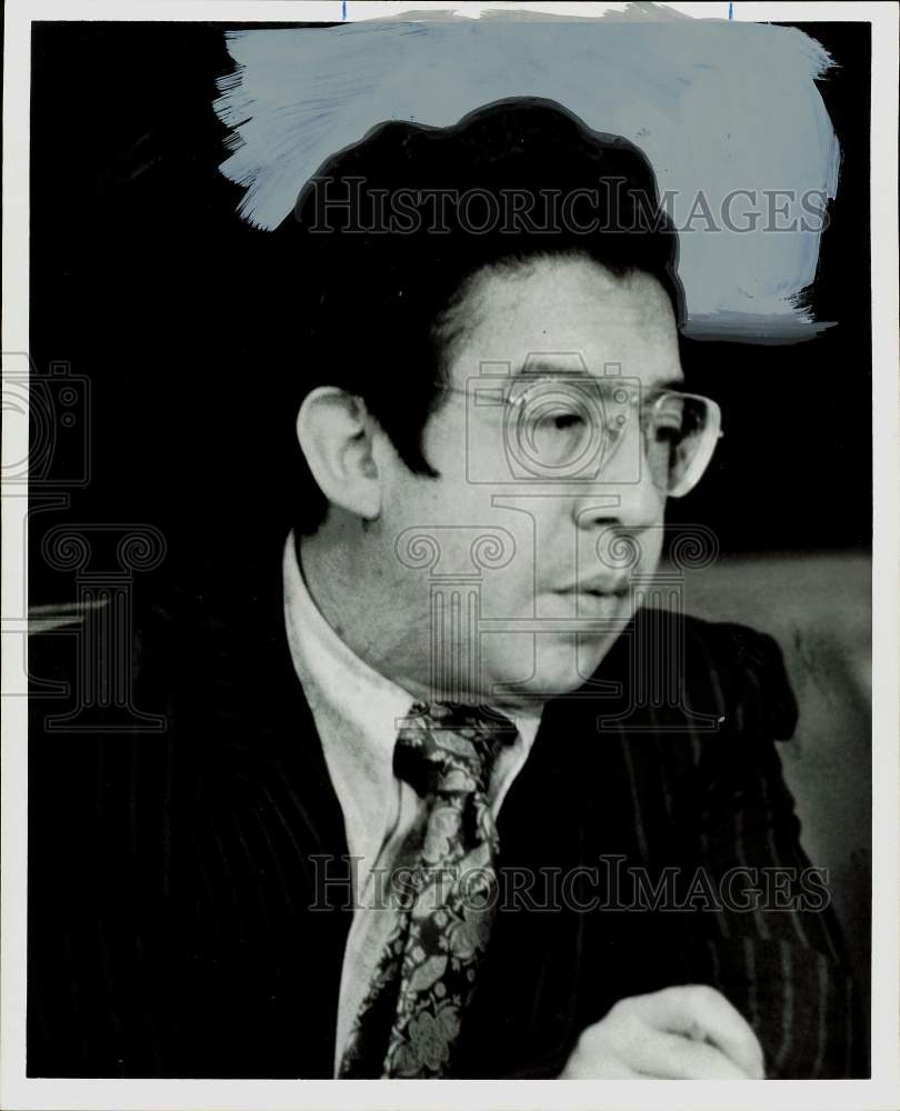 1974 Press Photo David Lopez, trustee for Houston School District - hpa81186- Historic Images