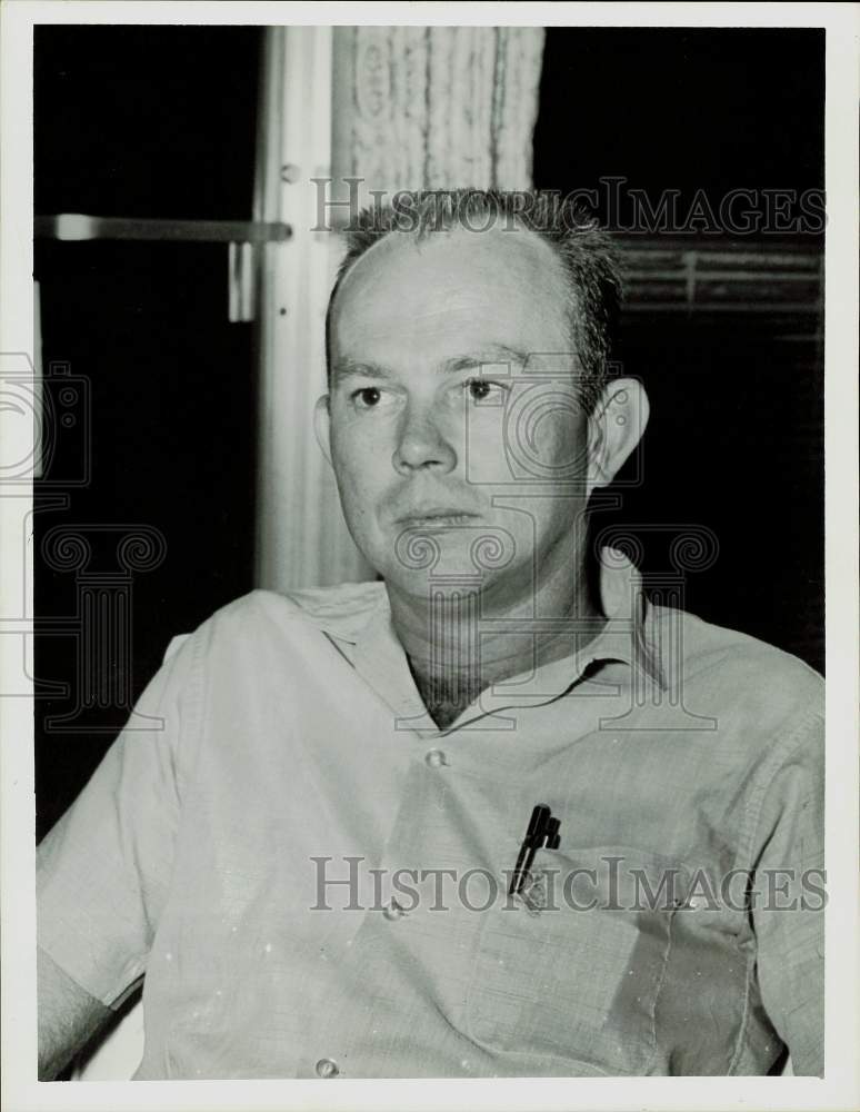 1963 Press Photo B.R. Ramey of Oil Chemical Atomic Workers Union. - hpa81227- Historic Images