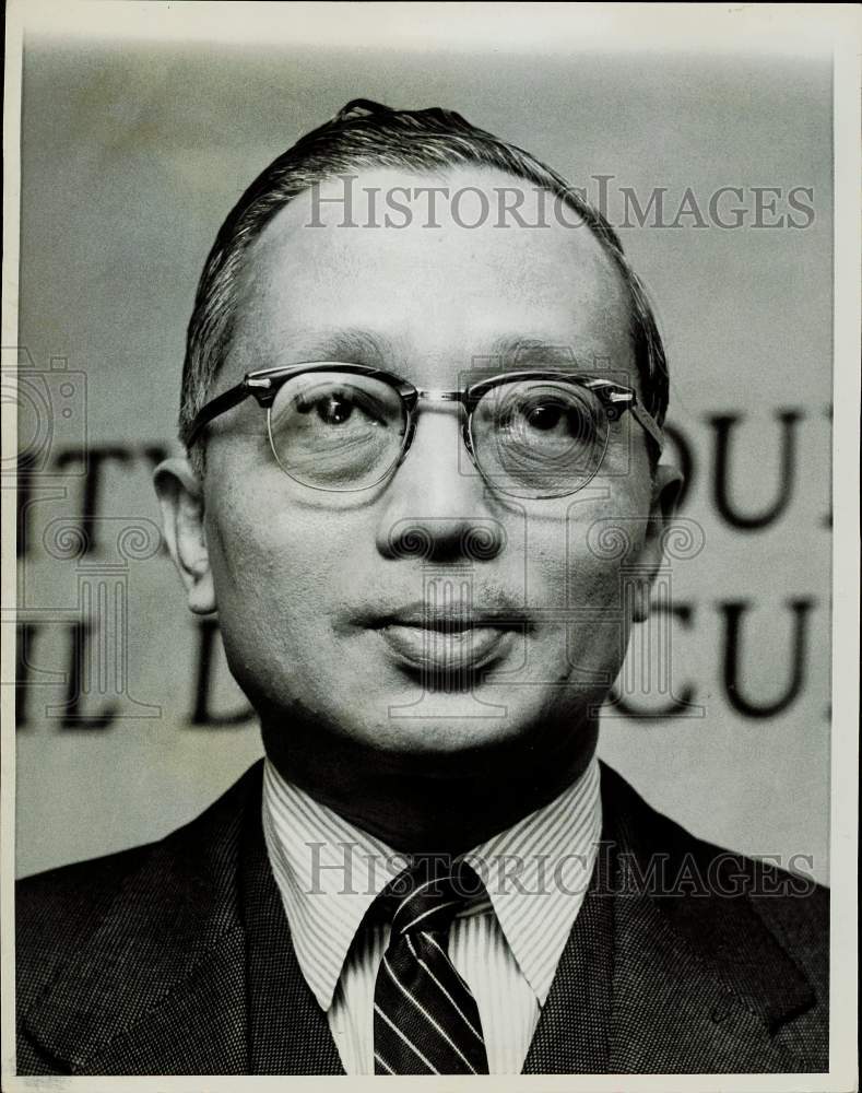 1962 Press Photo U Thant, United Nations Secretary-General. - hpa81273- Historic Images