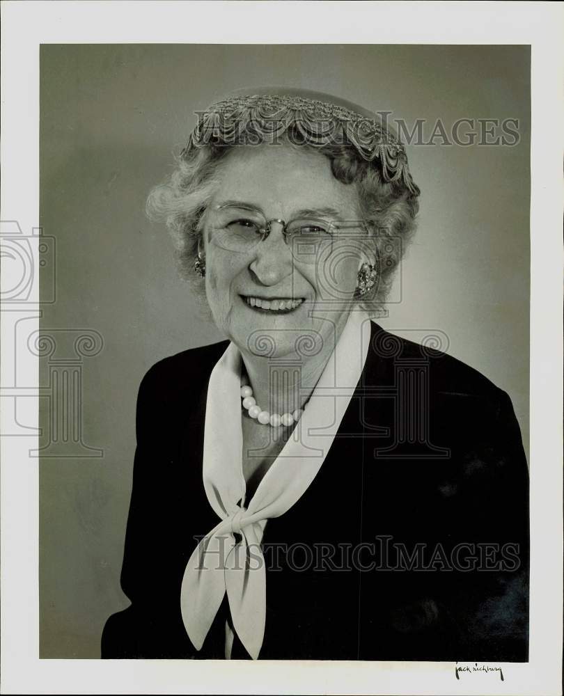 1957 Press Photo Florence Porter, Disabled American Veterans Chapter 19 Director- Historic Images