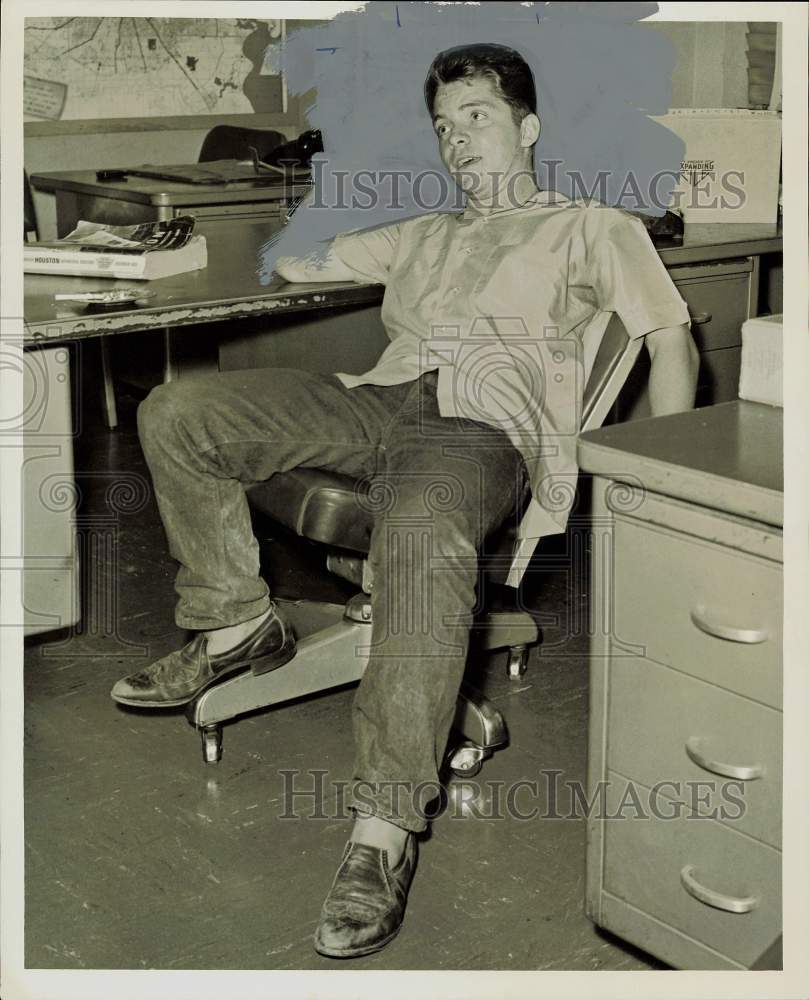 1966 Press Photo James Laugherty charged with burglary - hpa81364- Historic Images