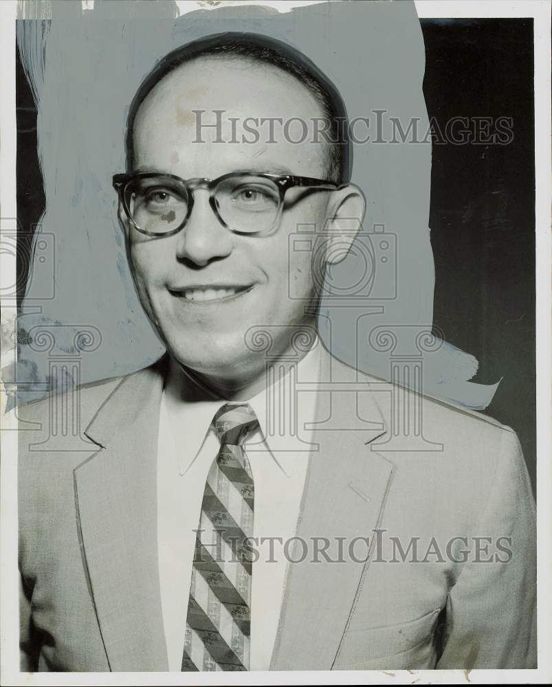 1957 Press Photo George Herbert, appointed to head of Community Council research- Historic Images