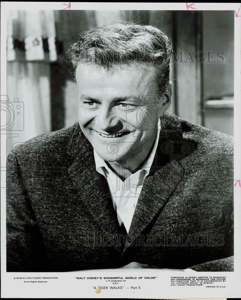 1966 Press Photo Brian Keith stars in &quot;A Tiger Walks&quot; on NBC-TV. - hpa81456- Historic Images