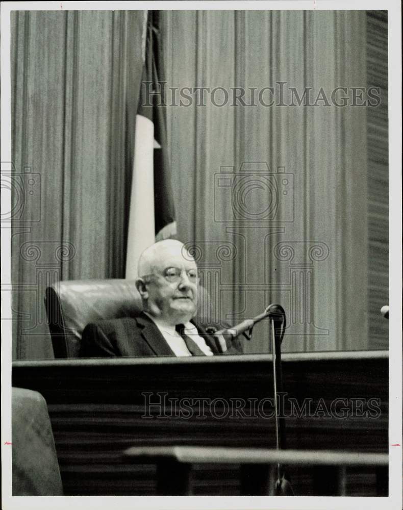 1962 Press Photo Judge W.C. Ragan of Houston. - hpa81488- Historic Images