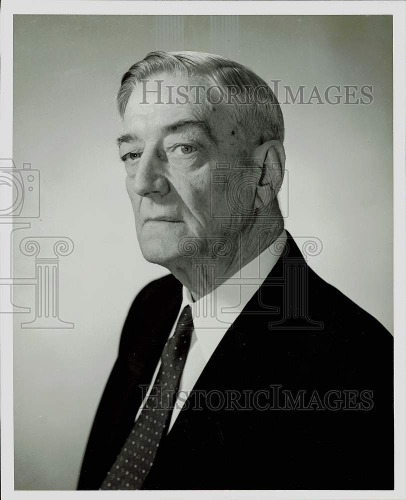 1959 Press Photo Dr. Walter Moursund, Baylor University College of Medicine Dean- Historic Images