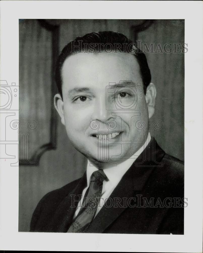 1968 Press Photo Servando Ramos, Houston Association of Life Underwriters CEO- Historic Images