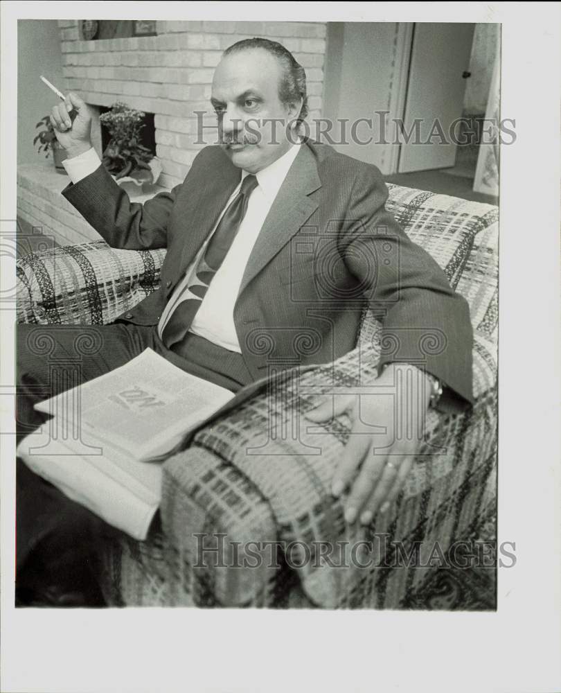 1978 Press Photo Inaam Raad, Lebanese vice-chairman of Central Political council- Historic Images