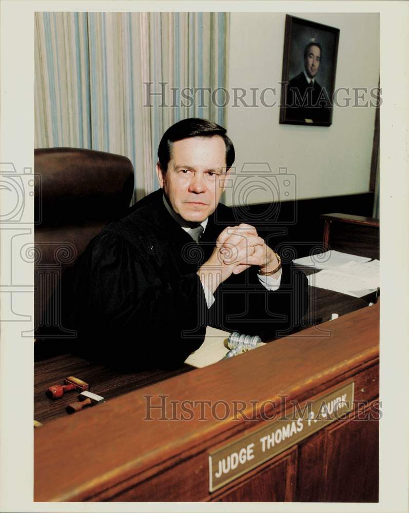 1995 Press Photo Judge Thomas P. Quirk in Houston - hpa81609- Historic Images