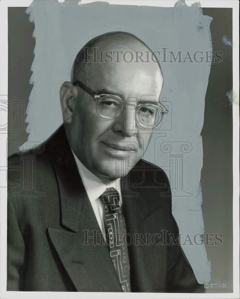 1955 Press Photo Ford Munnerlyn, American General Insurance vice president- Historic Images