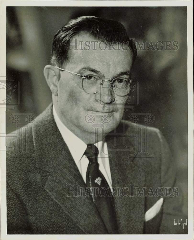 1956 Press Photo W.A. Pounds, Tyler State Bank &amp; Trust Company President.- Historic Images