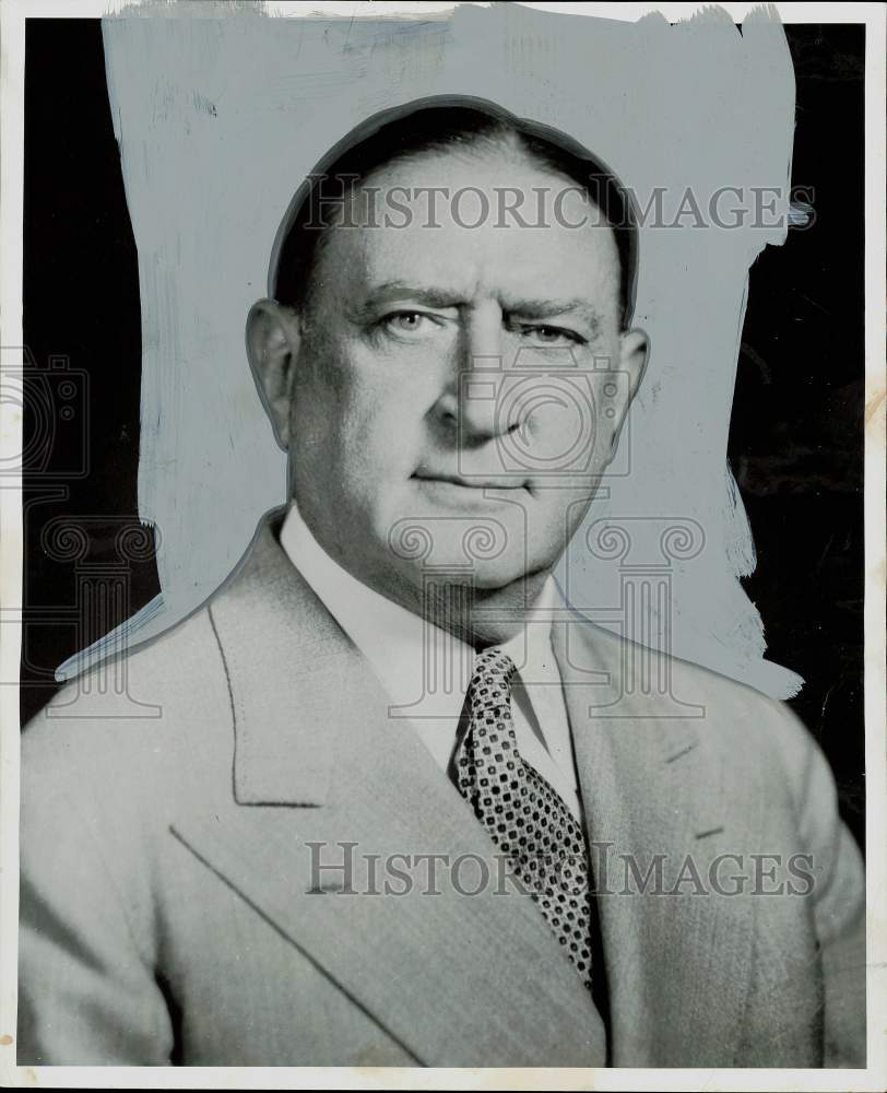 1955 Press Photo Admiral Ben Moreell, Jones and Laughlin Steel board chairman- Historic Images