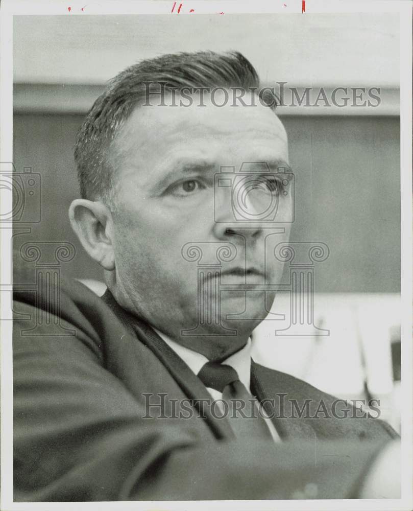 1969 Press Photo Joe Reynolds, former attorney for the school board in Houston- Historic Images