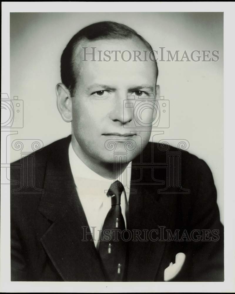 1957 Press Photo Waldo W. Neikirk, Tidewater Oil Company controller. - hpa82150- Historic Images