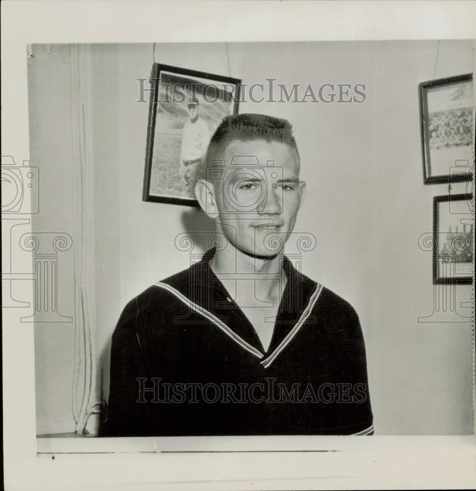 1958 Press Photo Baylor&#39;s Tommy Minter - hpa82325- Historic Images