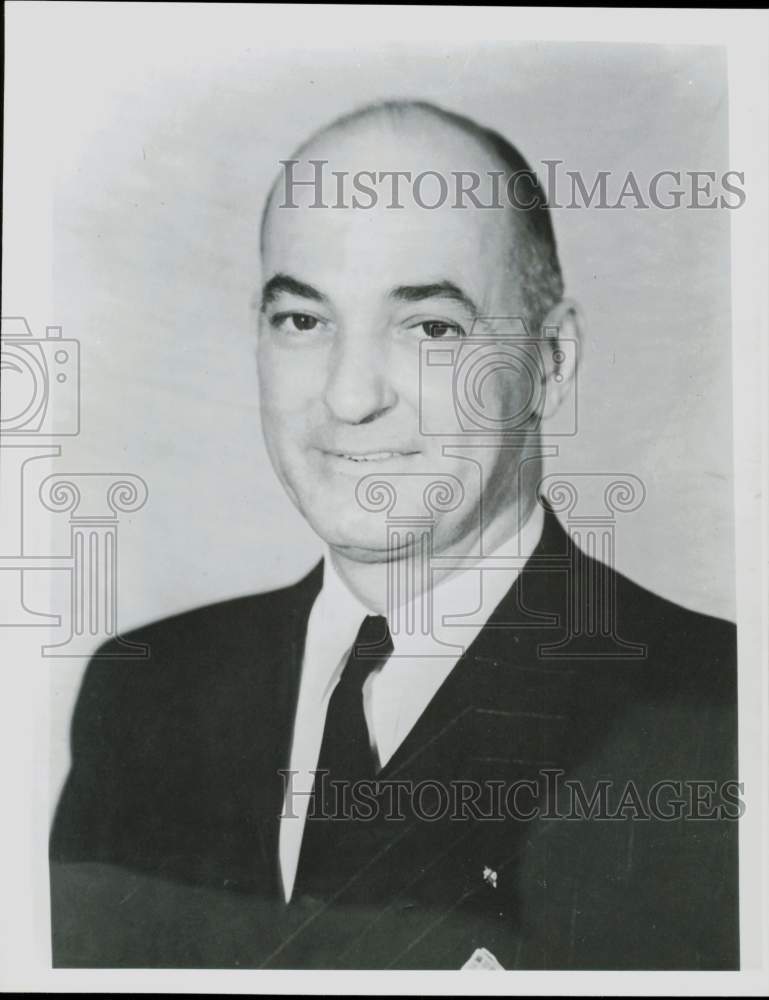 1958 Press Photo William D. (Bill) Miller, Harris County clerk. - hpa82431- Historic Images