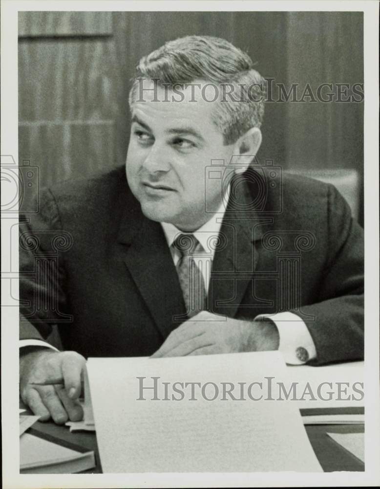 1963 Press Photo George Hawn, University of Houston Board of Regents member.- Historic Images