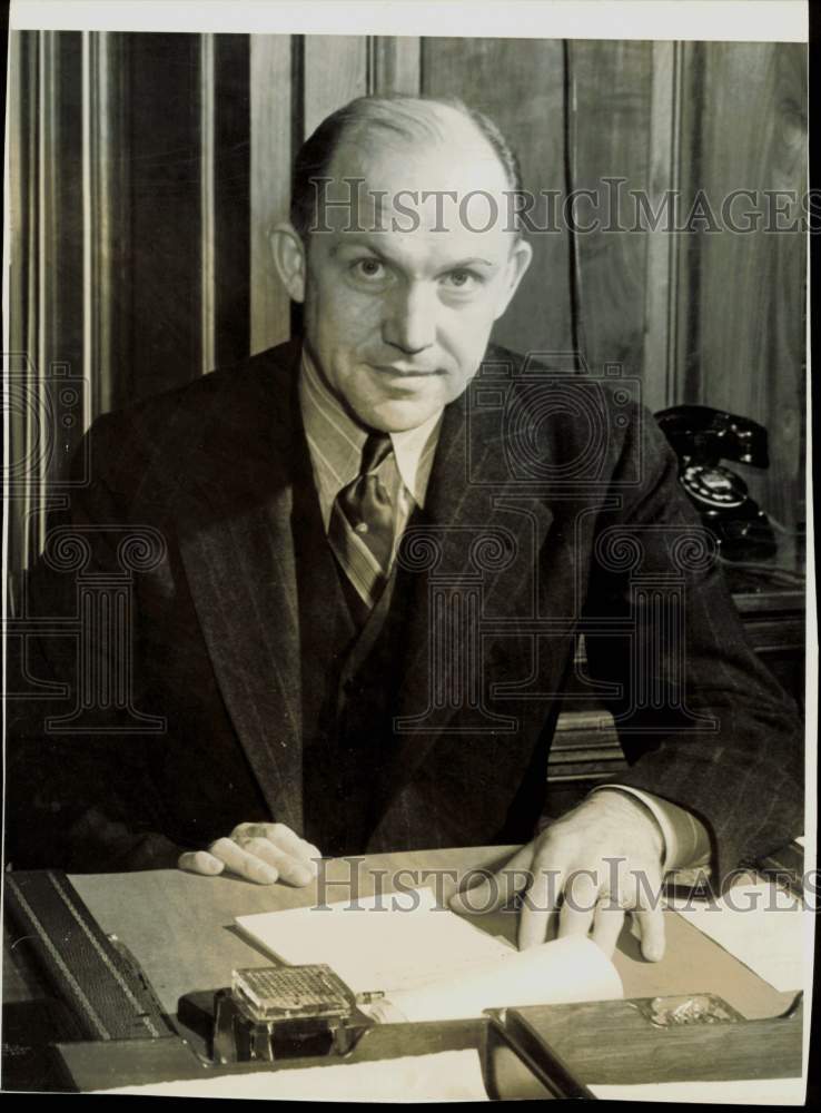 1939 Press Photo Dr. Homer Price Rainey, University of Texas President- Historic Images