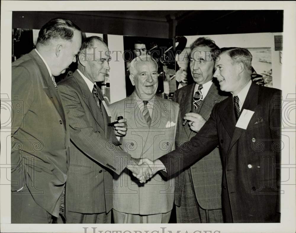 1946 Press Photo Roy Turner and and other governors at Interstate Oil meeting.- Historic Images