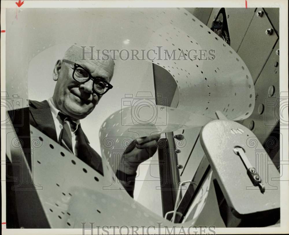 1965 Press Photo Roland Pomerat, Rice University organist and carilloneur.- Historic Images