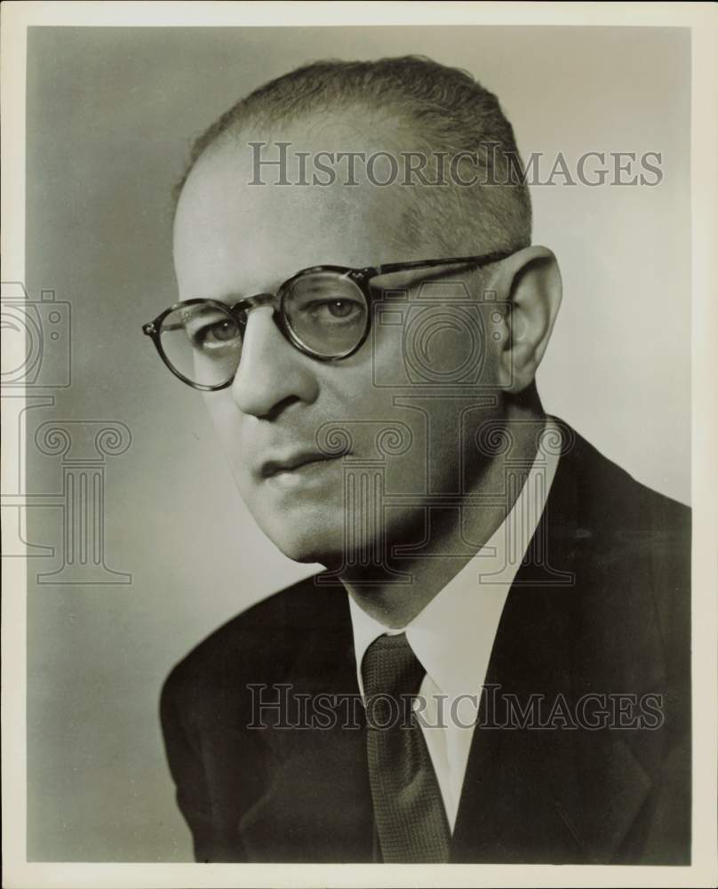 1955 Press Photo Maurice Samuel, author and lecturer - hpa83335- Historic Images