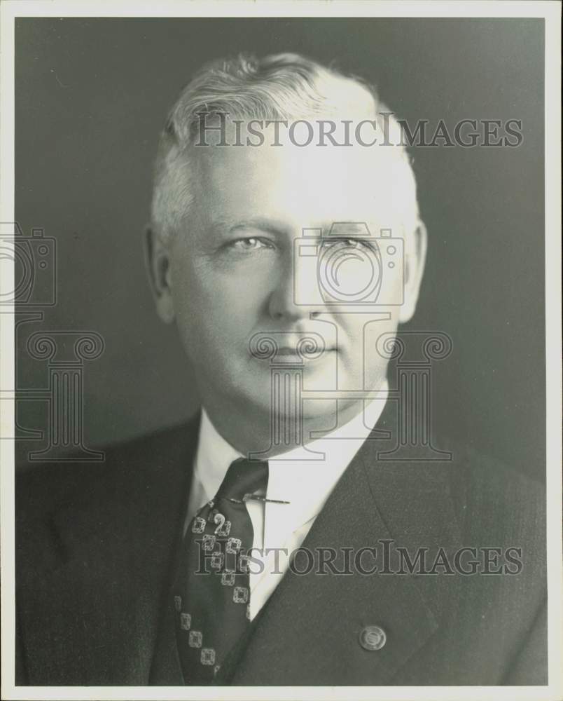 1954 Press Photo Paul J. Neff, Missouri Pacific Lines President. - hpa83488- Historic Images