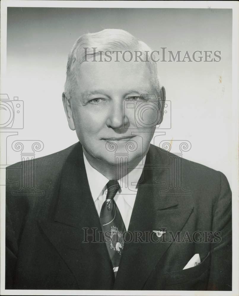 1956 Press Photo P.J. Neff, Missouri Pacific Lines President - hpa83489- Historic Images