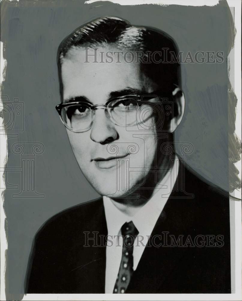 1963 Press Photo Charles Corddry, United Press International writer - hpa83746- Historic Images