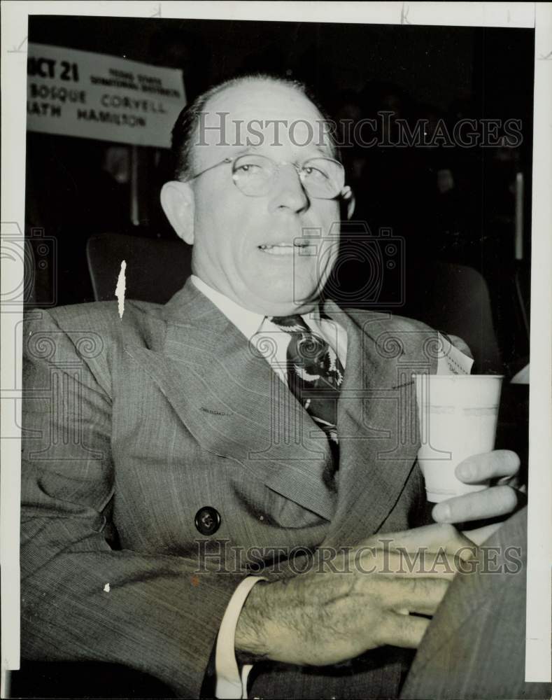 1954 Press Photo George Parr, South Texas political leader - hpa83841- Historic Images