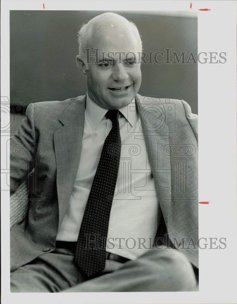 1985 Press Photo Oilman J.D. &quot;Jakie&quot; Sandefer - hpa83858- Historic Images