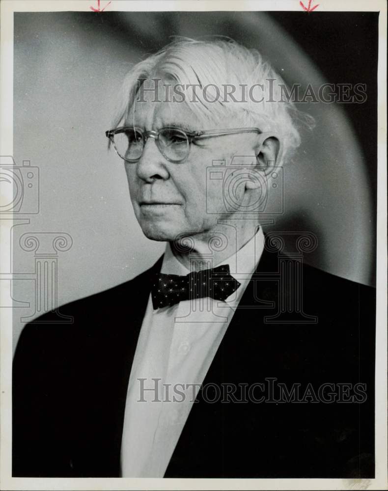 1957 Press Photo Carl Sandburg, poet and author - hpa83865- Historic Images