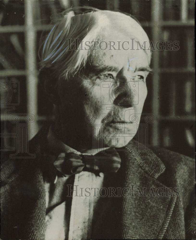 1956 Press Photo Carl Sandburg, author and poet - hpa83866- Historic Images