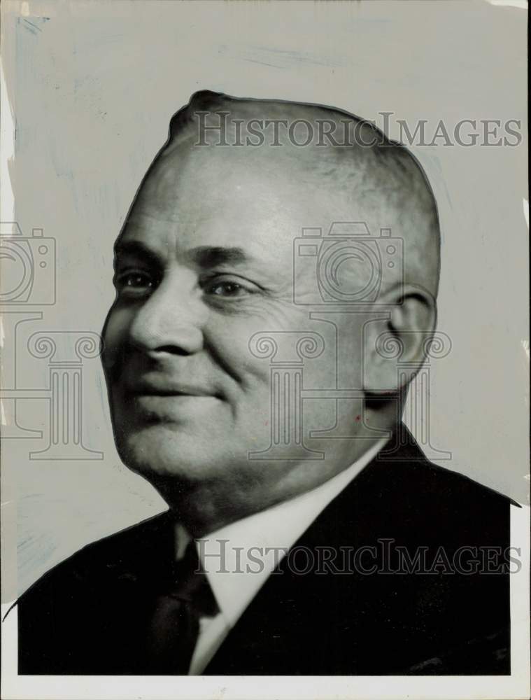 1955 Press Photo Dr. James Wood, Stephens College of Columbia President.- Historic Images