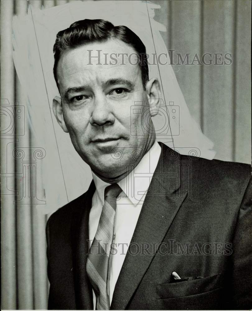 1968 Press Photo Judge J.D. Guyon, Houston Corporation Court Judge award winner.- Historic Images