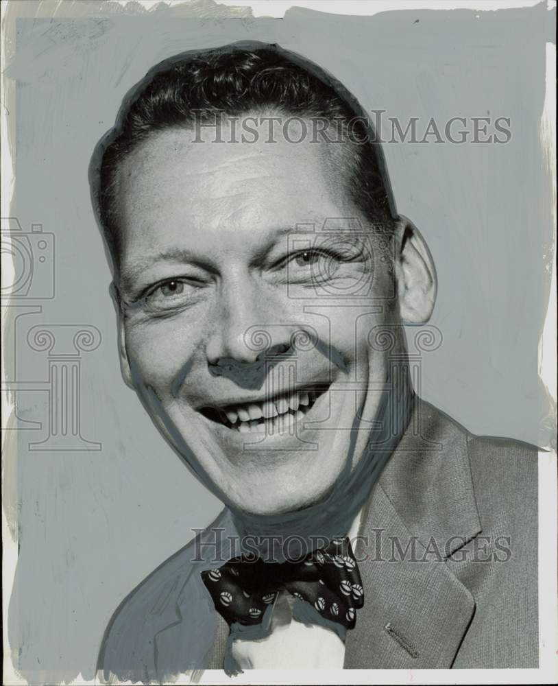 1956 Press Photo Edwin Greenawalt, Houston Lighthouse sales manager. - hpa84054- Historic Images