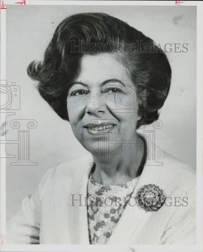 1965 Press Photo Mrs. Albert Kaufman, American Cancer Crusade chairman.- Historic Images