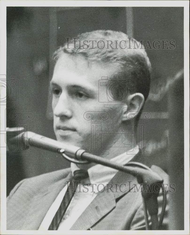 1964 Press Photo William Lyons, witness in Sam Hoover case. - hpa84142- Historic Images